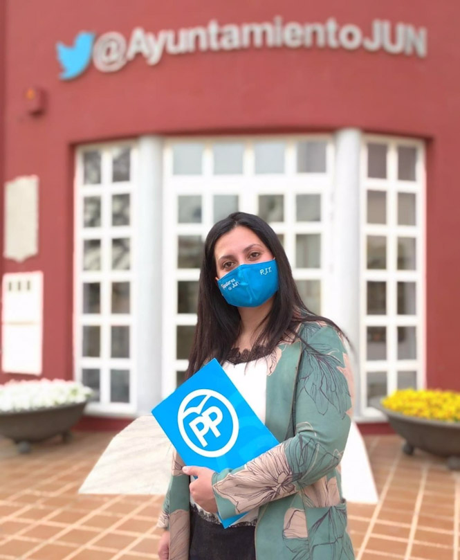 La portavoz local del PP en Jun, Pilar Jiménez (PP)