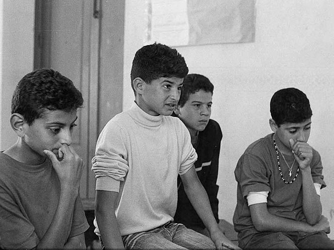 Fotograma de la pelicula `Todos vosotros sois capitanes` (JUNTA)