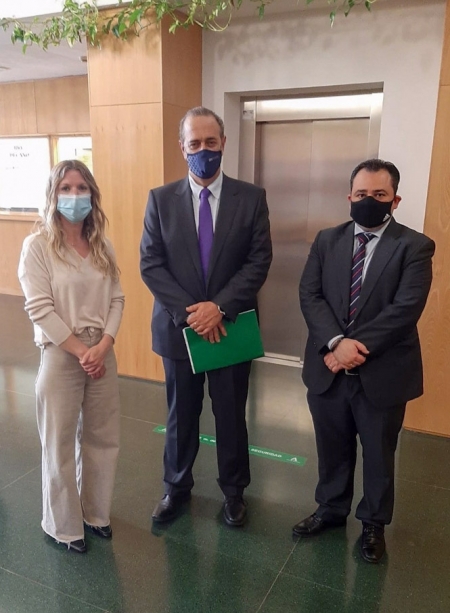 Visita del Delegado de Justicia a Santa Fe (JUNTA DE ANDALUCÍA) Visita del Delegado de Justicia a Santa Fe (JUNTA DE ANDALUCÍA)