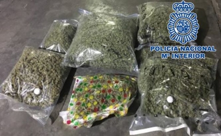 Imagen de la marihuana incautada (POLICIA NACIONAL)