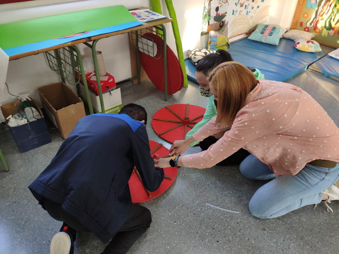 Preparación de la exposición (AYTO. HUÉTOR TAJAR)