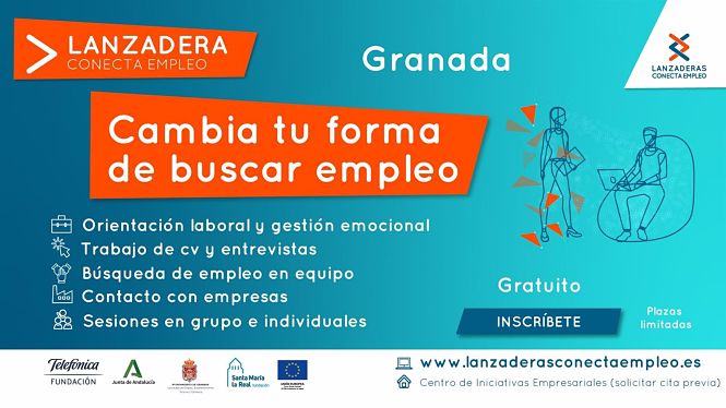 Cartel de la Lanzadera Conecta Empleo (FUNDACIÓN TELEFÓNICA)