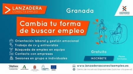 Cartel de la Lanzadera Conecta Empleo (FUNDACIÓN TELEFÓNICA)