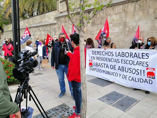 Imagen de la concentración (CGT)