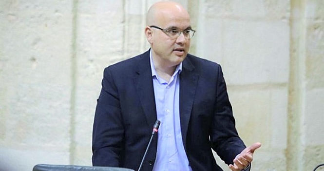 El parlamentario andaluz de Ciudadanos, Raúl Fernández (CS)