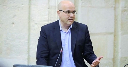 El parlamentario andaluz de Ciudadanos, Raúl Fernández (CS)