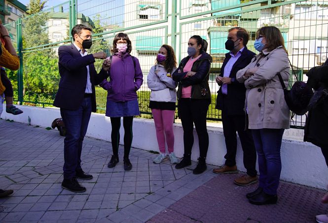 Visita al colegio Parque de las Infantas (PSOE)