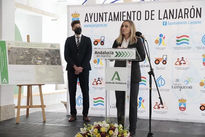 Marifran Carazo ha presentado el proyecto en Lanjarón (JUNTA)