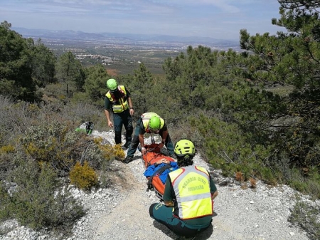 Imagen del rescate (GUARDIA CIVIL)