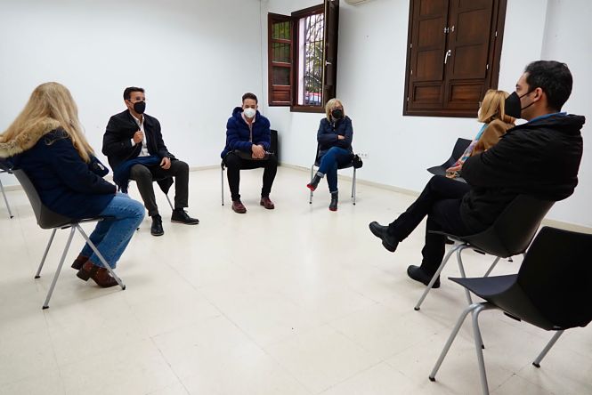 Imagen de la visita al Barranco del Abogado (PSOE)