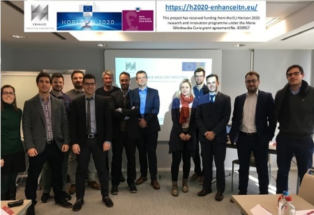 Los investigadores del proyecto europeo ENHAnCE, organizadores de la Training Week (UGR)