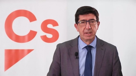 El coordinador de Ciudadanos en Andalucía y vicepresidente de la Junta de Andalucía, Juan Marín, en una imagen de archivo (CIUDADANOS)
