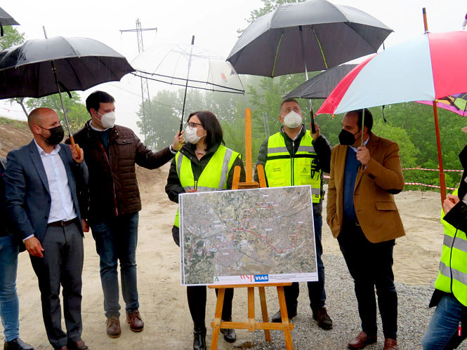 Imagen de la visita al inicio de las obras (JUNTA)