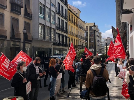 Concentración en la tienda de H&M (UGT)