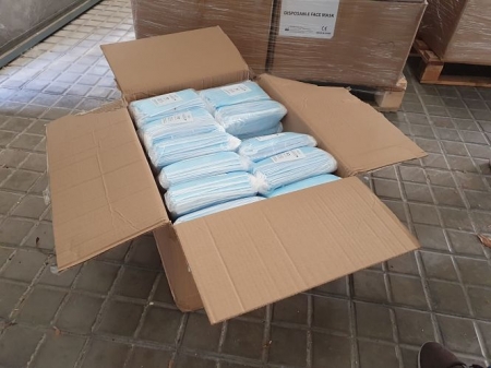 Mascarillas que se distribuirán en Granada (SUBDELEGACIÓN)