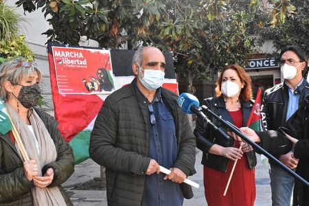 Presentación de la marcha por la libertad (IU)