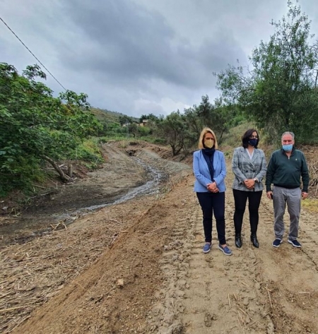 Imagen de la visita a las obras (AYTO. MOTRIL)