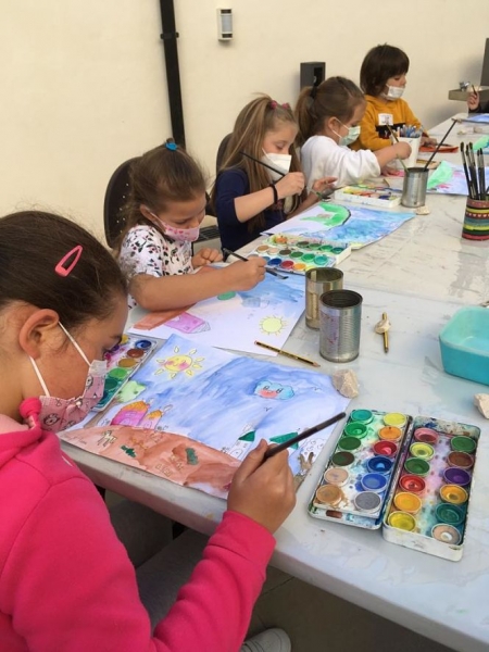 Talleres infantiles celebrados en la Torre de la Alquería de Huétor Tájar (AYTO. HUÉTOR TAJAR)