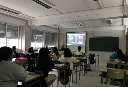 Actividad que hemos realizado con motivo del día del libro en colaboración con el IES Valle de Lecrín (CEHVAL)