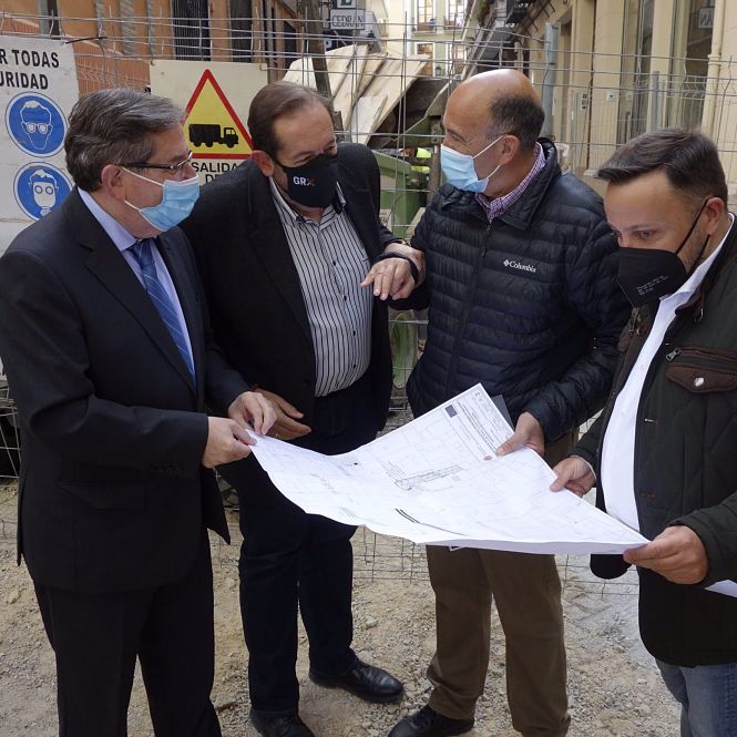 Visita a las Obras en el entorno de calle Elvira (AYUNTAMIENTO GRANADA)