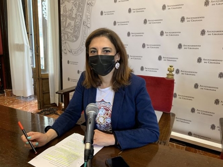 La cocnejal del PSOE en el Ayuntamiento de Granada, Raquel Ruz (PSOE)