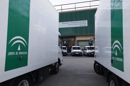 Almacén Central del SAS en Atarfe (ÁLEX CÁMARA / EUROPA PRESS)