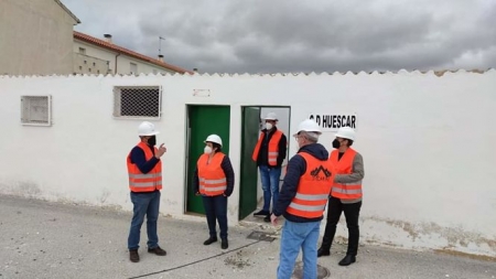 Visita a las obras del Polideportivo (AYTO. HUÉSCAR) Visita a las obras del Polideportivo (AYTO. HUÉSCAR)