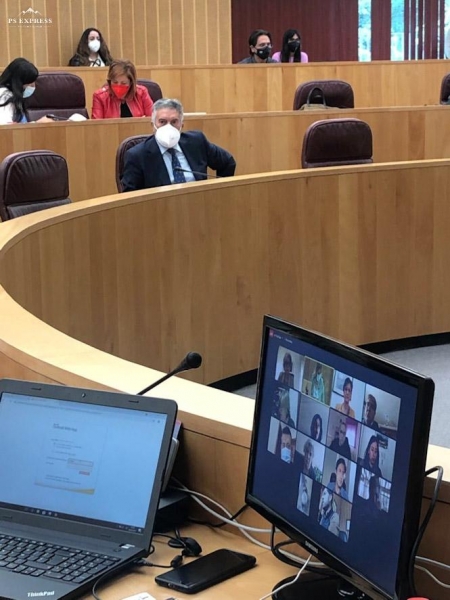 Francisco Rodríguez Ríos durante el pleno de Diputación (CIUDADANOS)