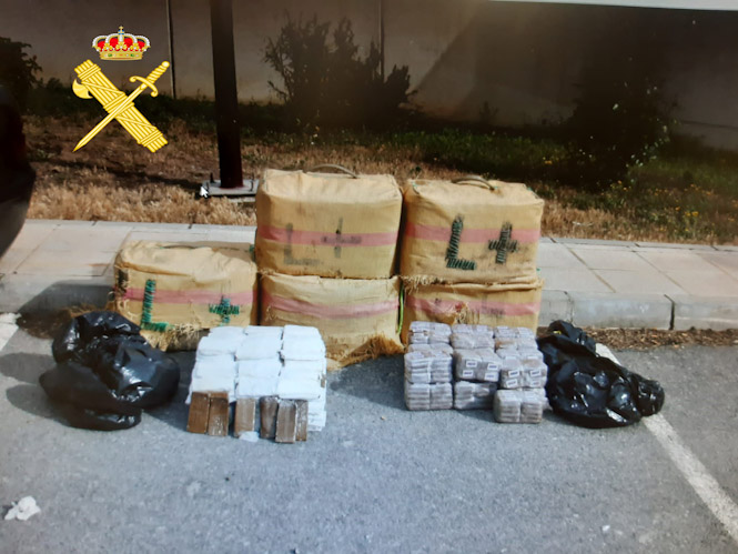 Imagen de la marihuana incautada (GUARDIA CIVIL) 