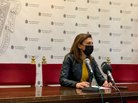 La concejal del PSOE en el Ayuntamiento de Granada, Raquel Ruz (PSOE) 