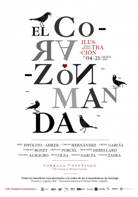 Cartel de la exposición `El corazón manda`