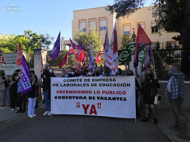 Imagen de la concentración (CCOO)