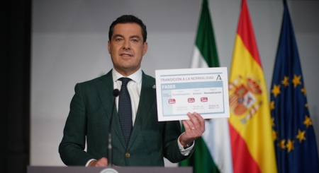 Juanma Moreno ha presentado las fases de la desescalada (JUNTA)