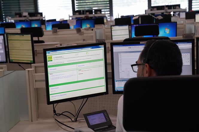 Pantalla del 112 (JUNTA) 