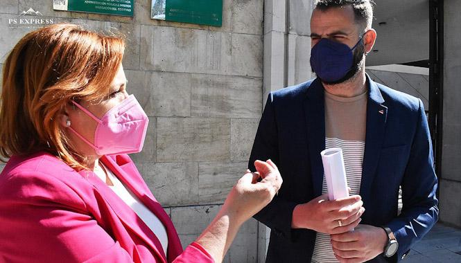 Mari Carmen Pérez y Jesús Fernández (IU)