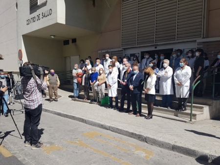 Imagen del minuto de silencio (CODEGRA) 