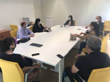 Imagen de la reunión (PODEMOS) Imagen de la reunión (PODEMOS)