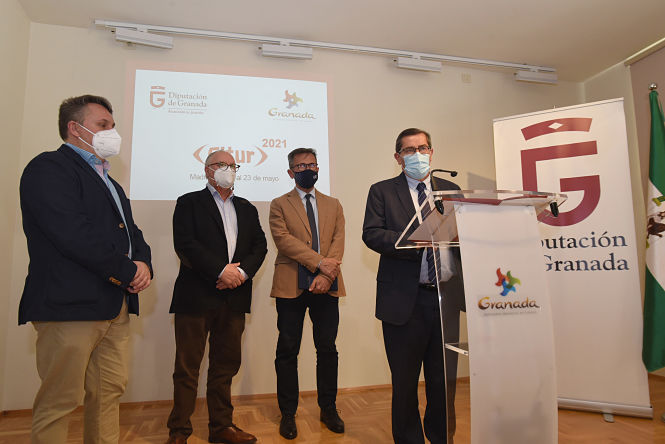 José Entrena ha presentado las actividades de Diputación en Fitur (R. MARTÍNEZ /DIPGRA) 