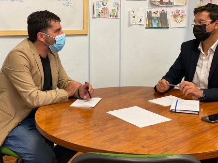 Imagen de la reunión (PSOE) Imagen de la reunión (PSOE)