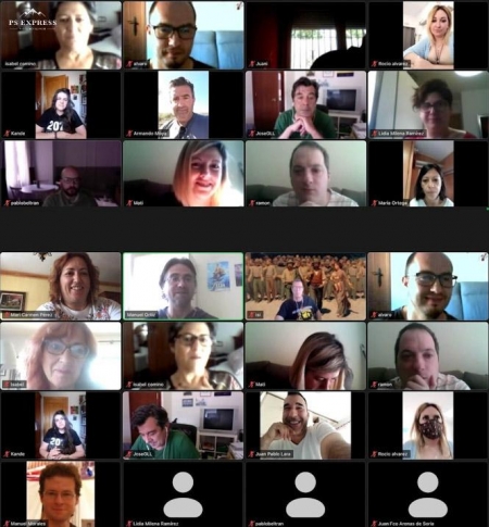 Imagen de la reunión telemática (IU)