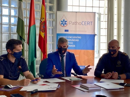 El concejal de Seguridad Ciudadana, César Díaz ha asistido a la primera jornada (AYTO. GRANADA) 