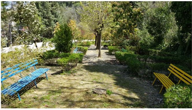 Imagen actual de los jardines del Paseo de Montefrío, que van a ser reformados (AYTO. MONTEFRIO)