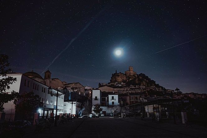Apagón en Montefrío, en imagen de archivo (JUAN COBOS LEYVA/AYUNTAMIENTO) 