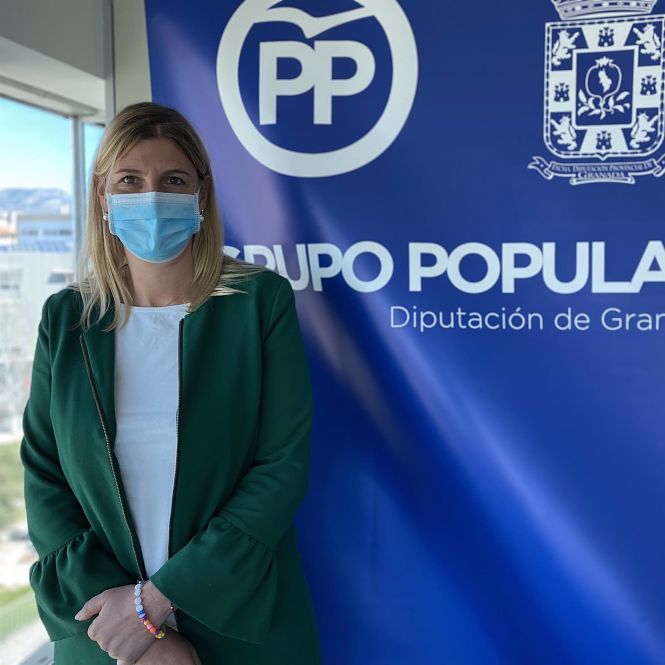 La portavoz del PP en la Diputación de Granada, Inmaculada Hernández (PP) 