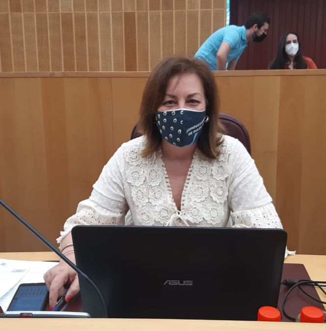 La portavoz de VOX en Diputación de Granada, Cristina Jiménez (VOX)