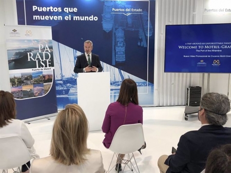 Presentación en Fitur del vídeo promocional del puerto de Motril (AUTORIDAD PORTUARIA DE MOTRIL) Presentación en Fitur del vídeo promocional del puerto de Motril (AUTORIDAD PORTUARIA DE MOTRIL)