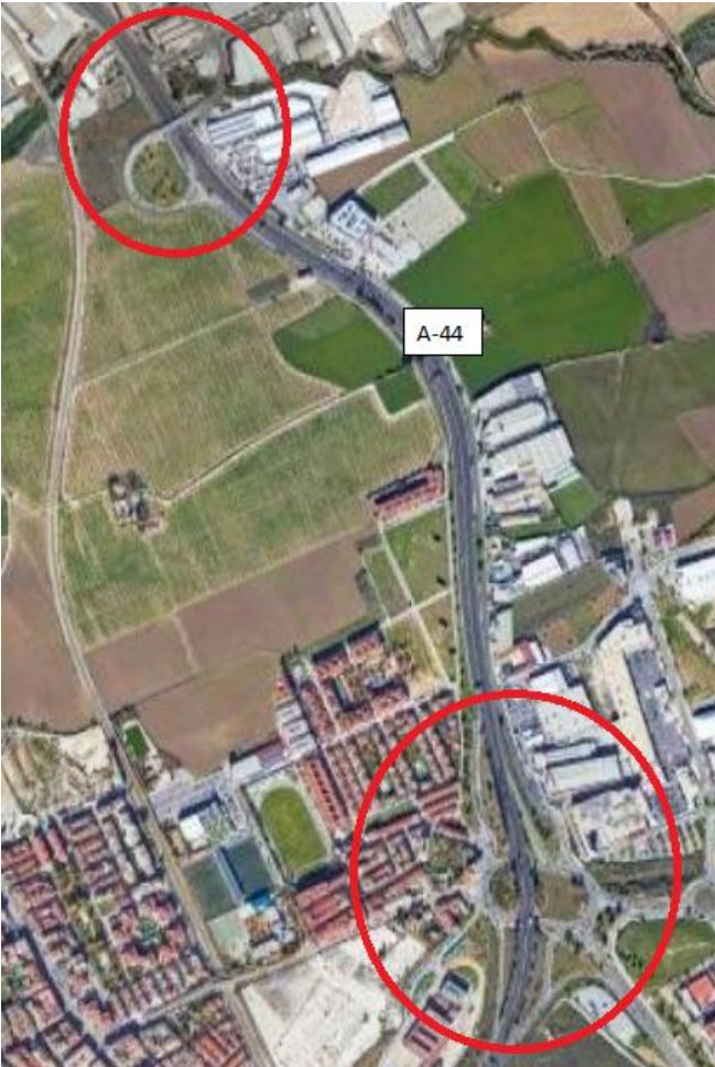 Proyecto de reordenación de los enlaces 122 y 123 de la A-44 (SUBDELEGACIÓN) 