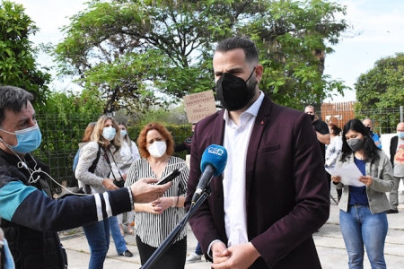 El parlamentario andaluz de IU, Jesús Fernández (IU)