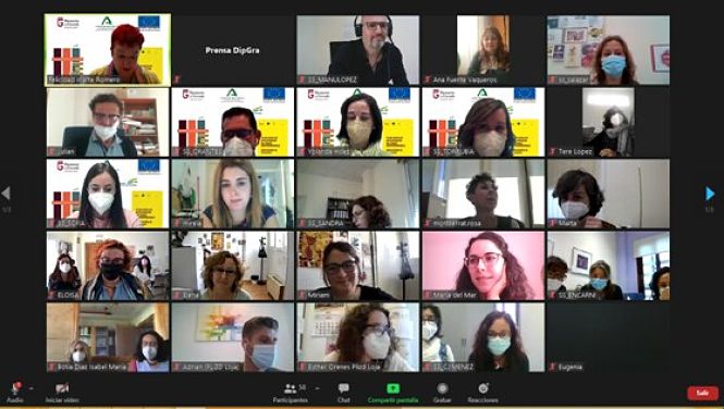 Imagen de la jornada telemática (DIPUTACIÓN)