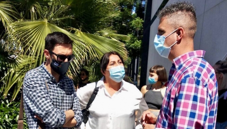 Miembros de Podemos en la Concentración (PODEMOS)